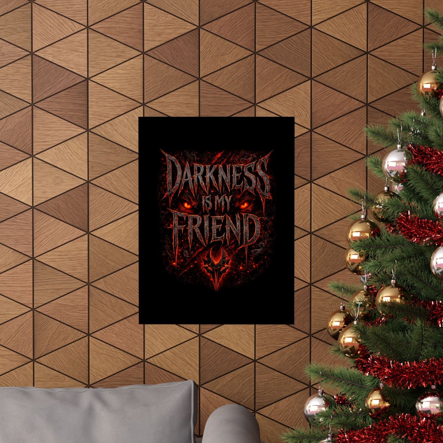 Darkness Is My Friend Poster (18×24)
